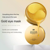 60pcs Gold/Seaweed Collagen Moisturizing Eye Mask Eye Care with Anti Wrinkle Gel