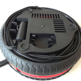 Car Mini Inflatable Pump with 3 Nozzle Adapters (Plastic Electric Air Compressor)